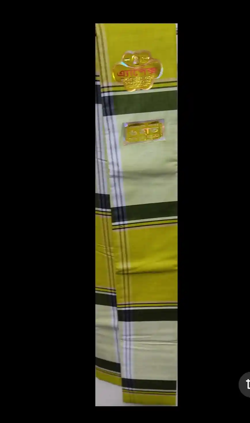 টিস্যু লুঙ্গি ৬ হাত রং পাকা সেলাই করা